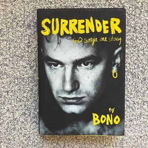 Surrender: 40 Songs, One Story Hardcover Book by Bono